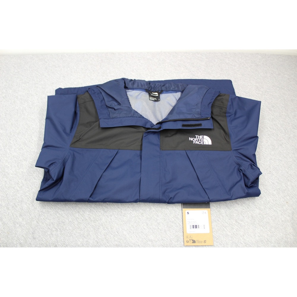 The North Face Jacket Mens S Blue Antora Hooded DryVent Rain NF0A7QEY92A